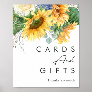 Bold Country Sunflower Cards and Gifts Sign