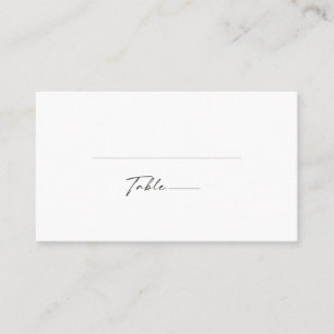 Bold Country Sunflower   Dark Green Wedding Place Card