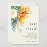 Bold Country Sunflower | Light Yellow Wedding