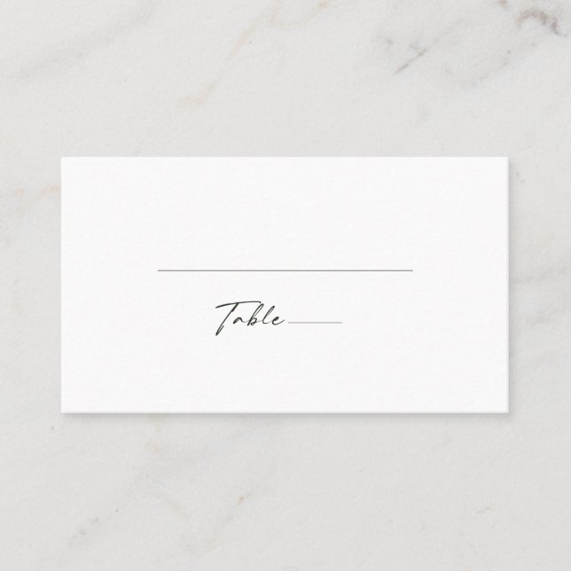Bold Country Sunflower | Wedding Place Card (Front)
