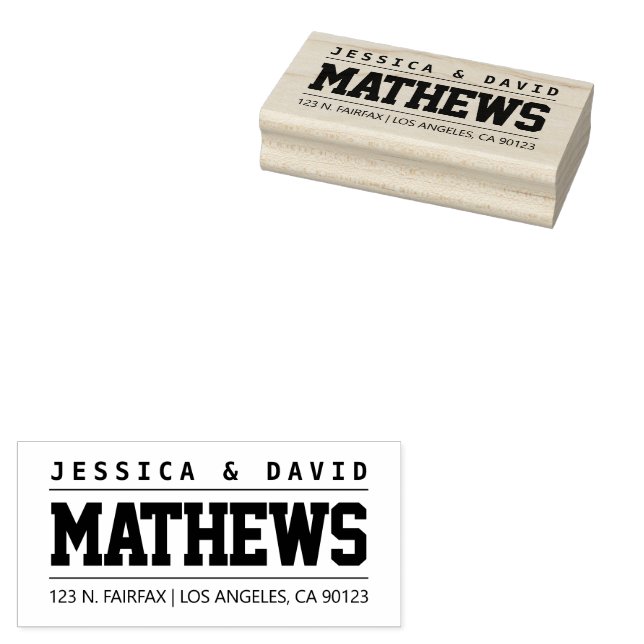 Bold Creative Stylish Rubber Stamp (Stamped)