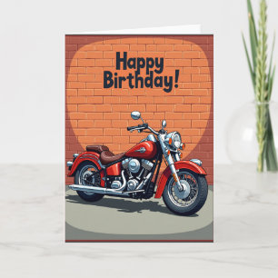 Bold Cruiser Birthday Card