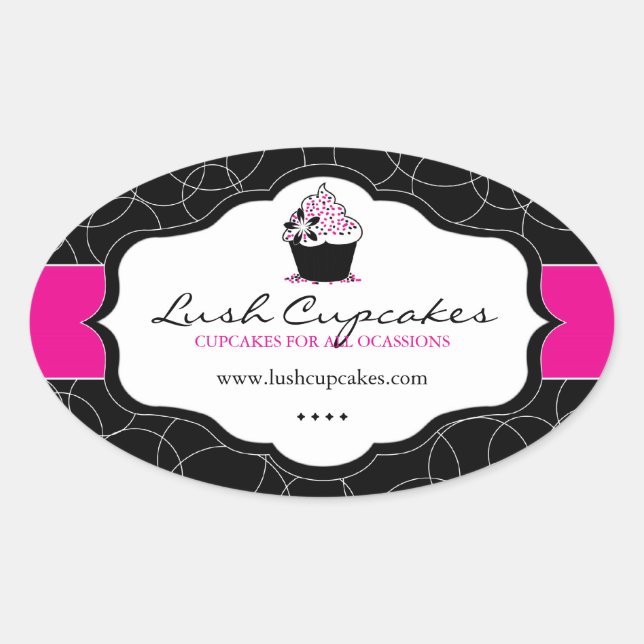 Bold Cupcake Stickers (Front)