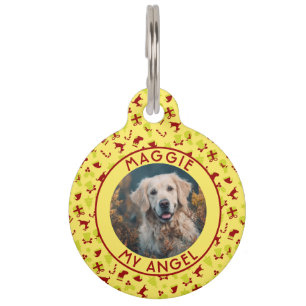 Bold Custom Cat Mom Gift Christmas Pet Tag