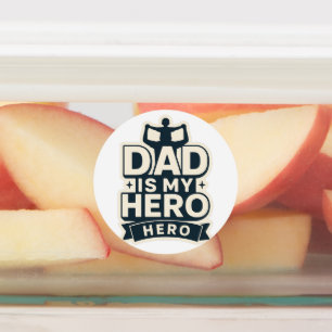 Bold Dad Hero Father's Day Sticker