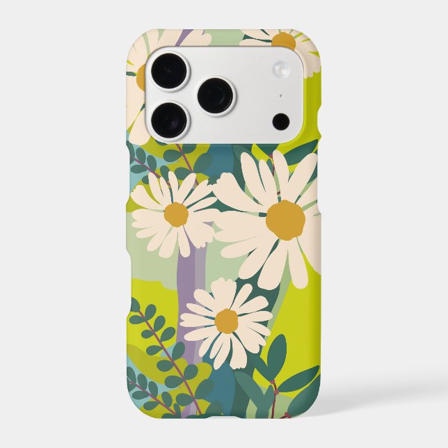 Bold Daisy Bloom with Colourful Colour Blocks  (Back)