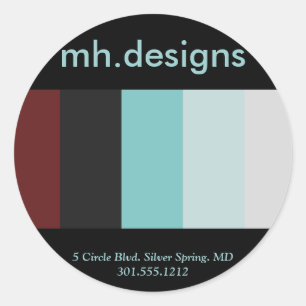 Bold Designer Business Stickers