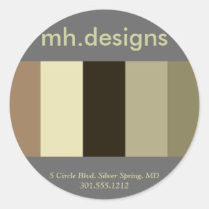 Bold Designer Business Stickers