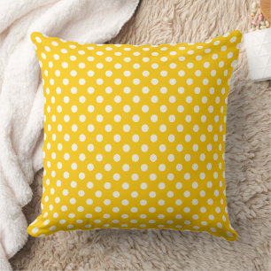 Bold Diagonal Polka Dot Pattern Cushion