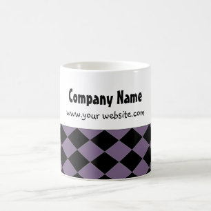 Bold Diamond Pattern Coffee Mug