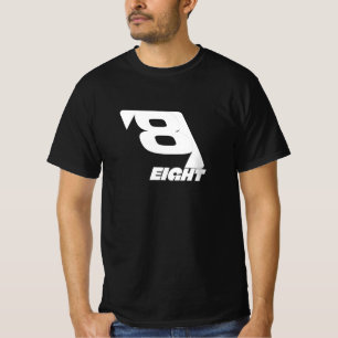 Bold Dimension 8 – A Modern Twist on Typography T-Shirt