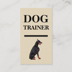 Bold Dog Trainer Business Cards