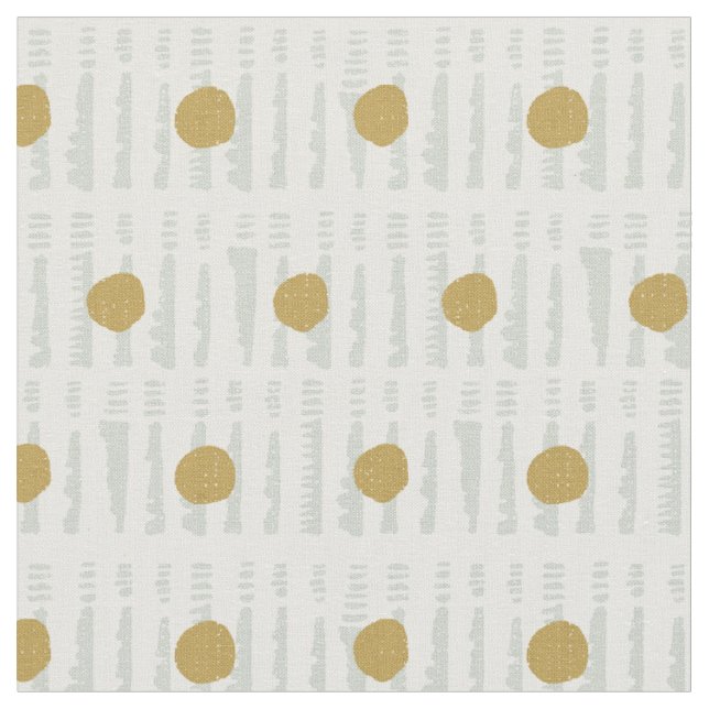 Bold dots modern mint lime fabric (Close Up)
