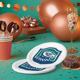 Bold Eagle Head Mascot Logo Paper Plate