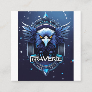 Bold Eagle Logo Business Card   Professional Eagle