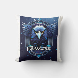 Bold Eagle Logo Pillow Powerful Eagle Head Cushi