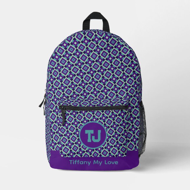 Bold Elementary Student Back To School Backpack Fo (Front)