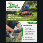 Bold & Engaging Lawn & Landscaping Print Ready Flyer<br><div class="desc">Make a lasting impression with this eye-catching lawn and landscaping flyer design. The bright colours, clear imagery, and a strong call to action will attract attention and generate leads. Features: Professional & Trustworthy: The flyer showcases a real person working on a lawn, building trust and demonstrating expertise. Clear & Concise...</div>