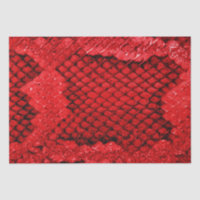 Bold exotic snake skin print texture pattern red