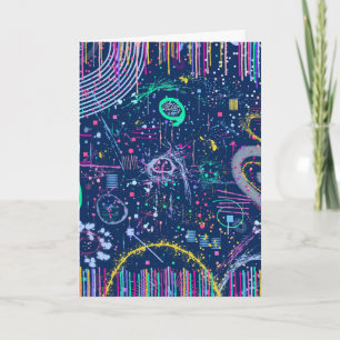 Bold Explorer: Abstract Maximalism Card
