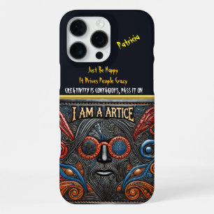 Bold Eye Art with Rich Textures iPhone 16 Pro Max Case