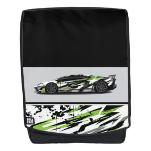 Bold Face Backpack-Sports Car Backpack