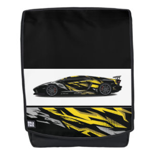 Bold Face Backpack-Sports Car Backpack