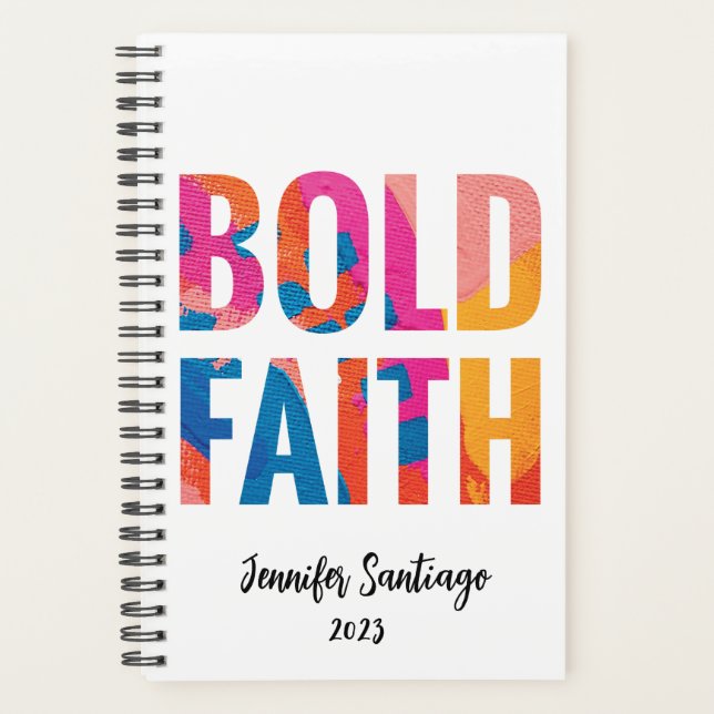 Bold Faith Inspirational Planner 2023 (Front)