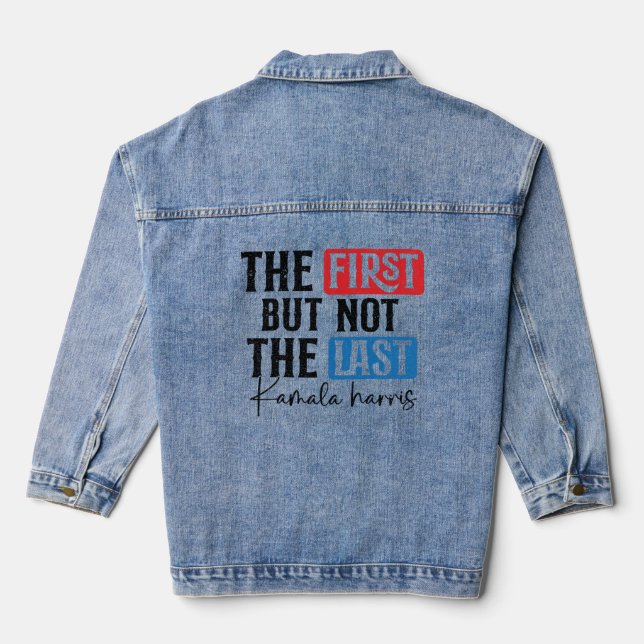 Bold First and Last Typography Design – Personaliz Denim Jacket (Back)