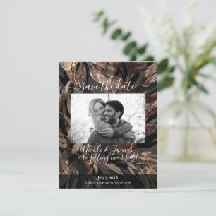 Bold Floral Botanical Wedding Save the Date Invitation