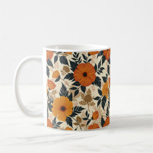 Bold Floral Geometry Mug