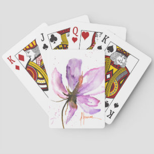 Bold Floral IV Playing Cards