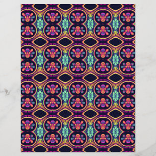 Bold Floral Large 1b  ScrapJournal