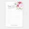 Bold Floral Scripture Personalised To Do List