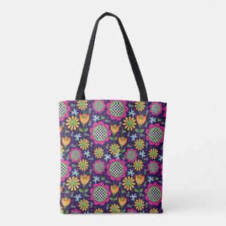 Bold Flowers Tote Bag