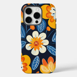 Bold Folk Art Foral iPhone 16 Pro Case