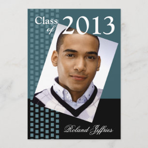 Bold Fresh Class of 2013 Grad Photo Party Invitation