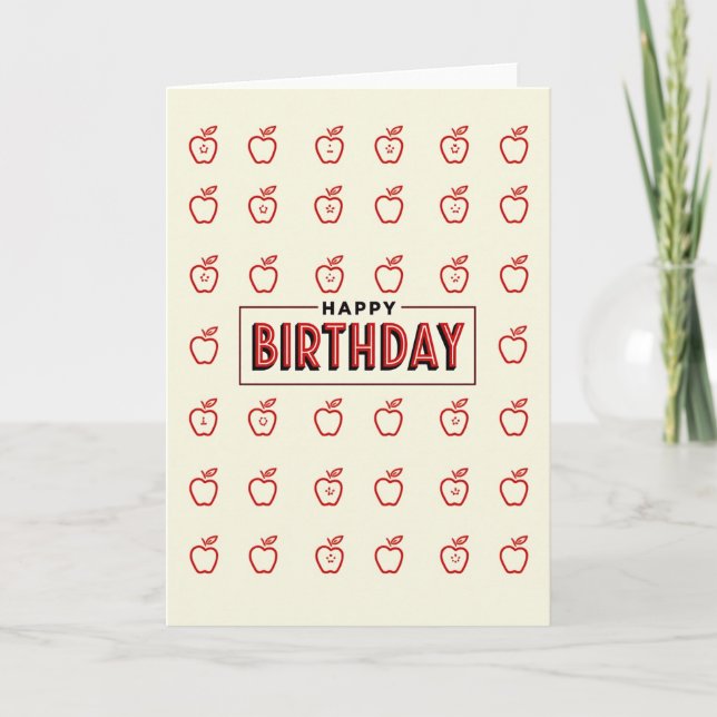 Bold Fruit Birthday Card (Front)