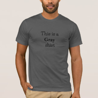 Bold Fun Grey Colour Slogan T-Shirt