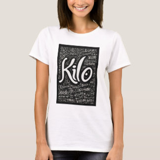 Bold & Fun "Kilo" Cursive T-Shirt