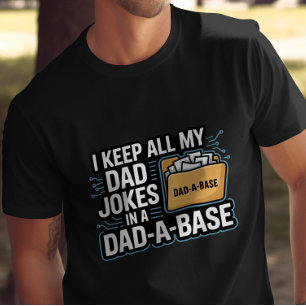 Bold Funny Tech Dad Joke Father's Day T-Shirt