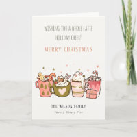 Bold Funny Whole Latte Coffee Cheer Christmas