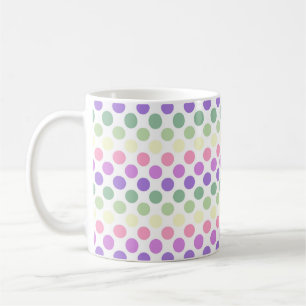 Bold Genderfae Pride Flag Colours Polkadots Coffee Mug