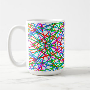 Bold Geometric Abstract Line Coffee Mug