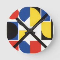Bold Geometric Bauhaus Suprematist Art
