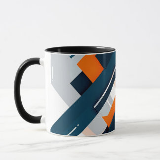 Bold Geometric Burst Mug