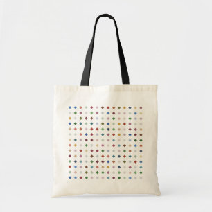 Bold Geometric Diamond Array Fashion Accessory Pat Tote Bag