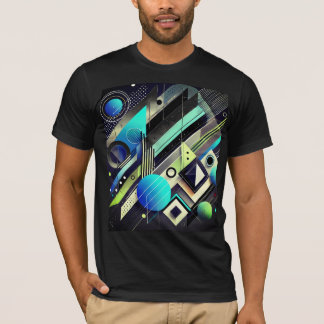 Bold Geometric Fashion Design | Minimalist Shapes T-Shirt