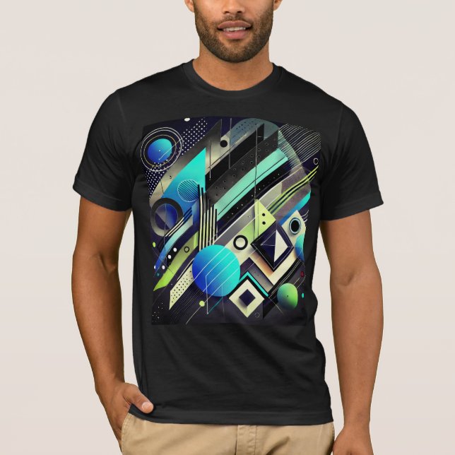 Bold Geometric Fashion Design | Minimalist Shapes  T-Shirt (Front)