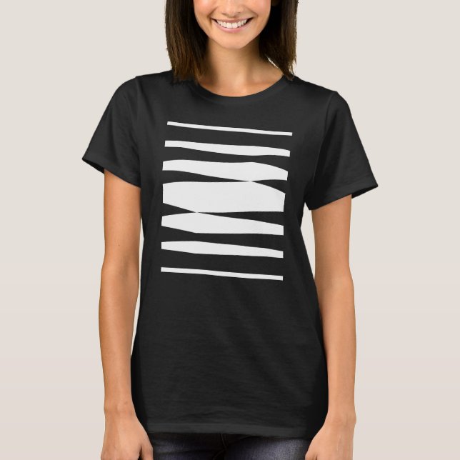 bold geometric lines design tshirt (Front)